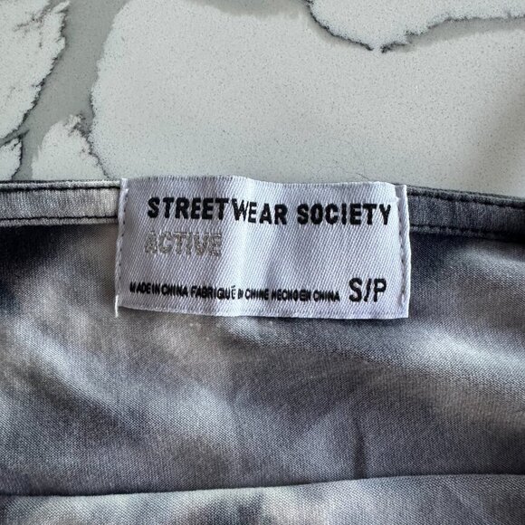 Streetwear Society |\ Tie-Dye Crop Top | Blue/Gray | Size Small | %SALE BUNDLE - Picture 6 of 13
